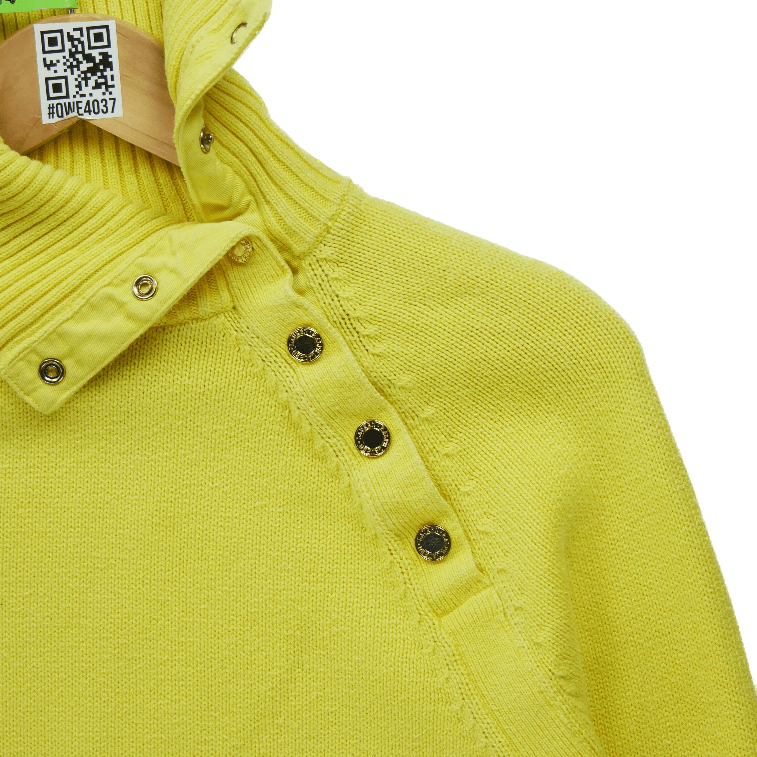 Reconditionné - Pull Femme Jaune - Très Bon État 4/7