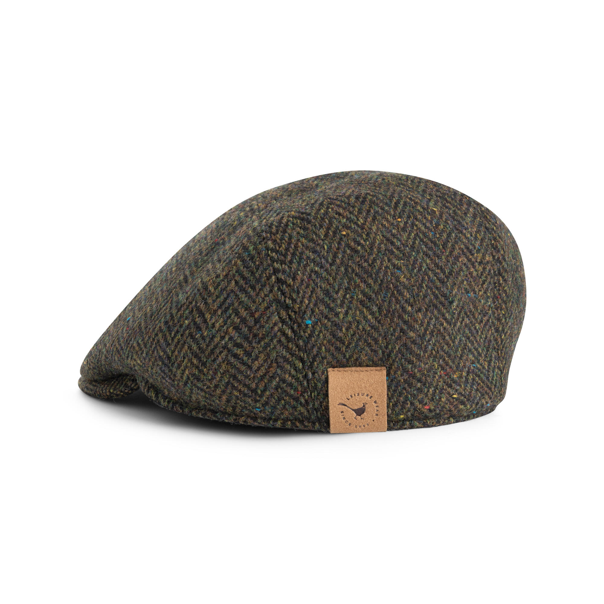 Wooler Heren - Pet - Wol - Groen 2/4