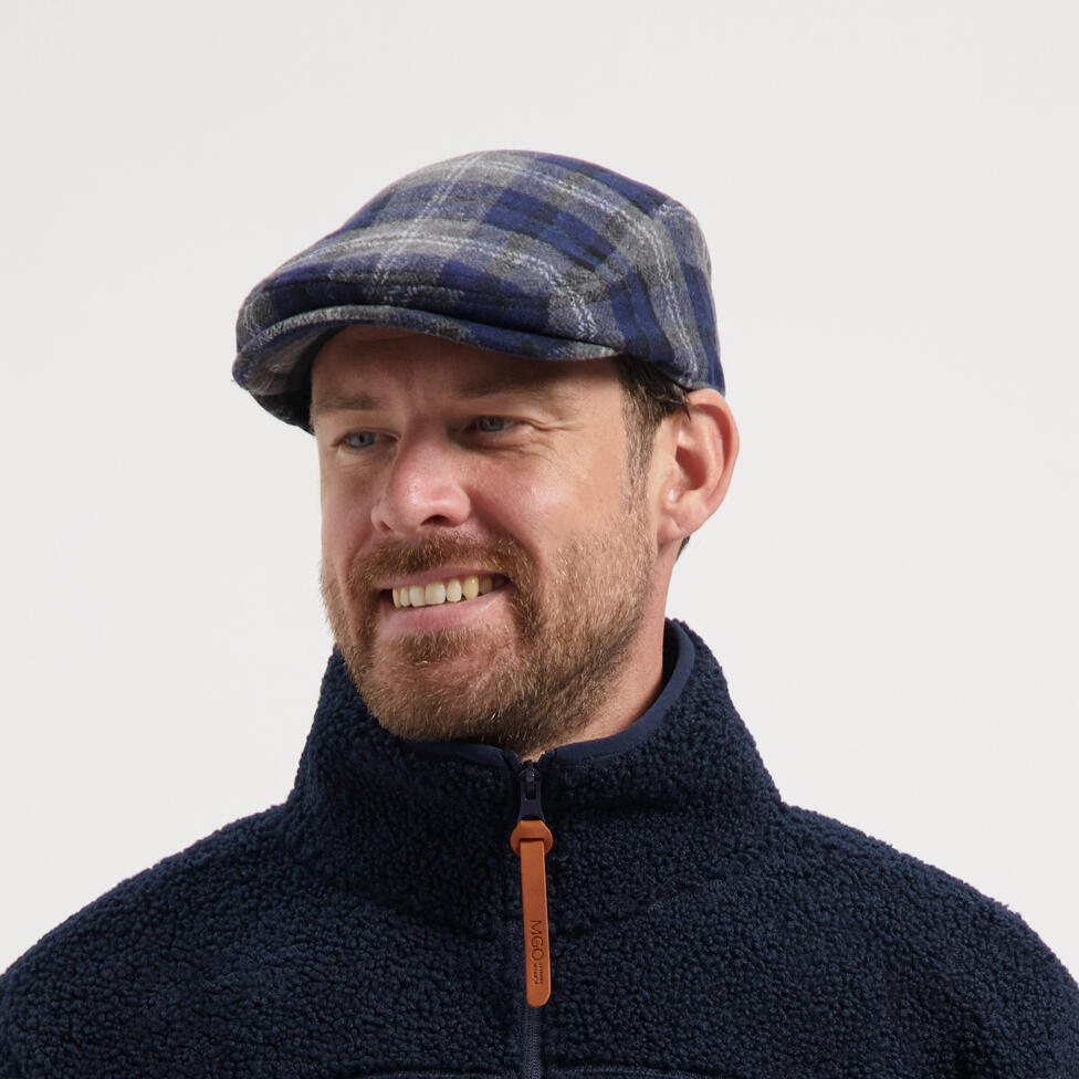Bodmin Hommes - Casquette - Mélange de laine - Bleu 4/4