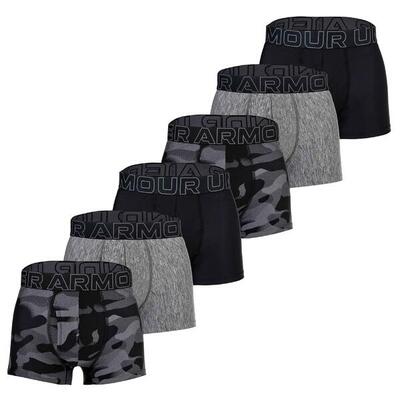 Boxershort Herren 6er Pack Figurbetont-UA PERFORMANCE TECH - PRINT 3 IN 6PK