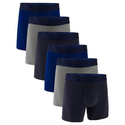 Boxershort Herren 6er Pack Figurbetont-UA PERFORMANCE COTTON - SOLID 6 IN 6PK