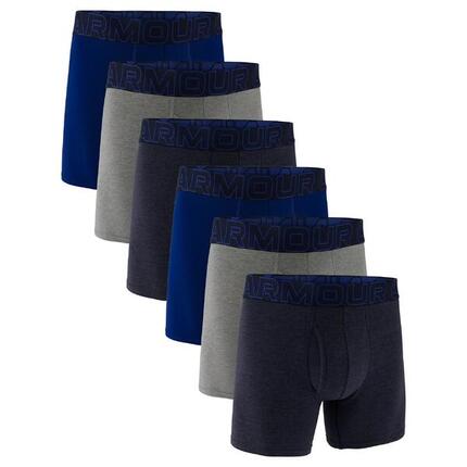 Boxershort Herren 6er Pack Figurbetont-UA PERFORMANCE COTTON - SOLID 6 IN 6PK