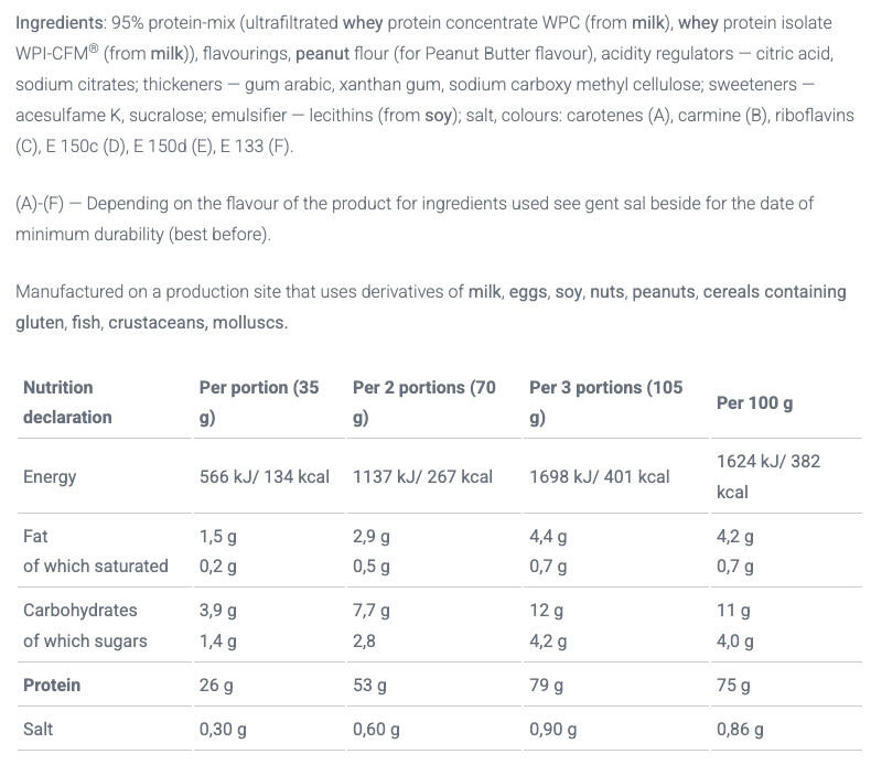 Whey-komplex - Whey Protein Complex 100% (2,27kg) - Schokolade 3/5