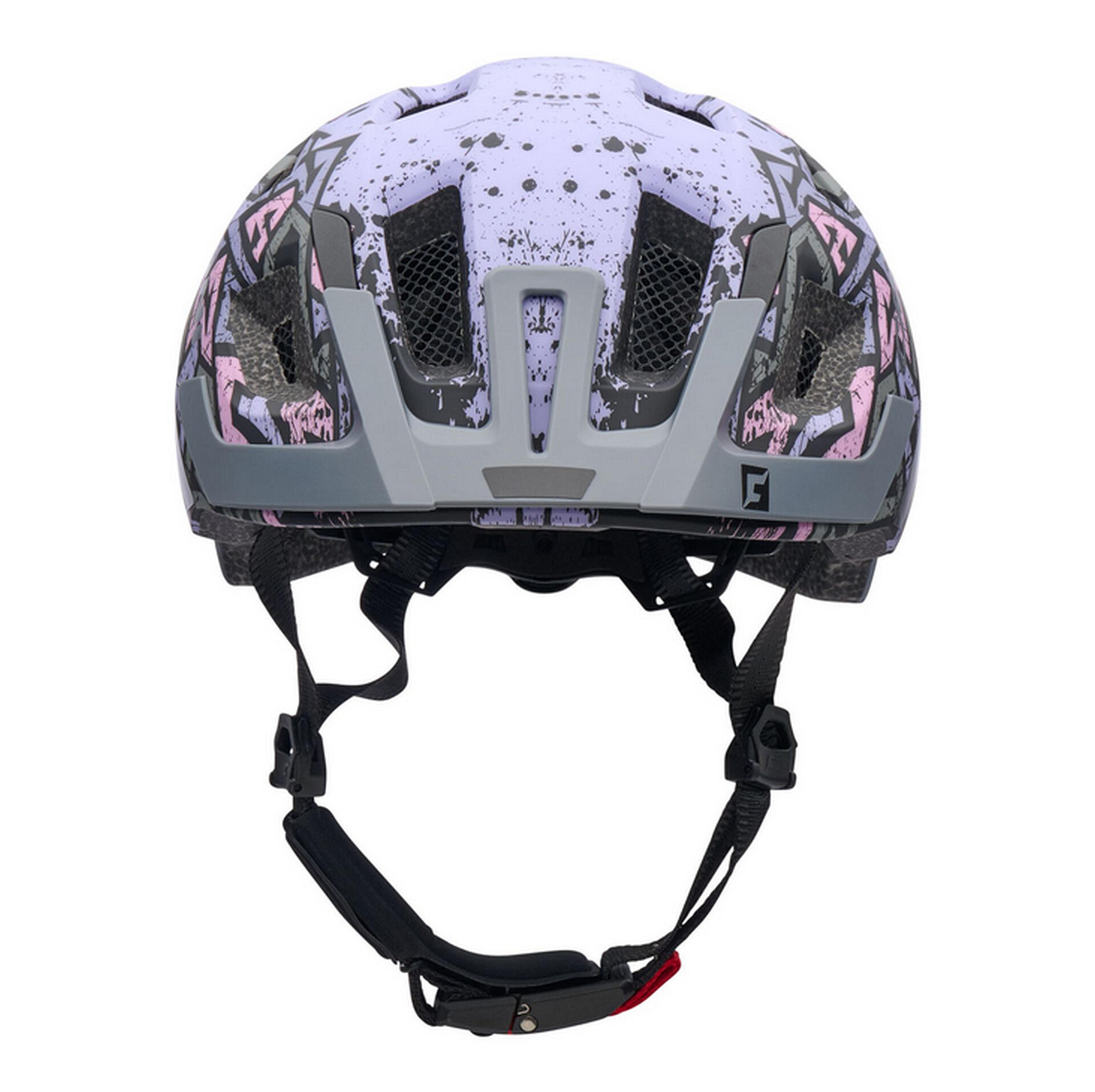 Casco da bicicletta Maxster Pro, lavanda selvatica opaca 3/4