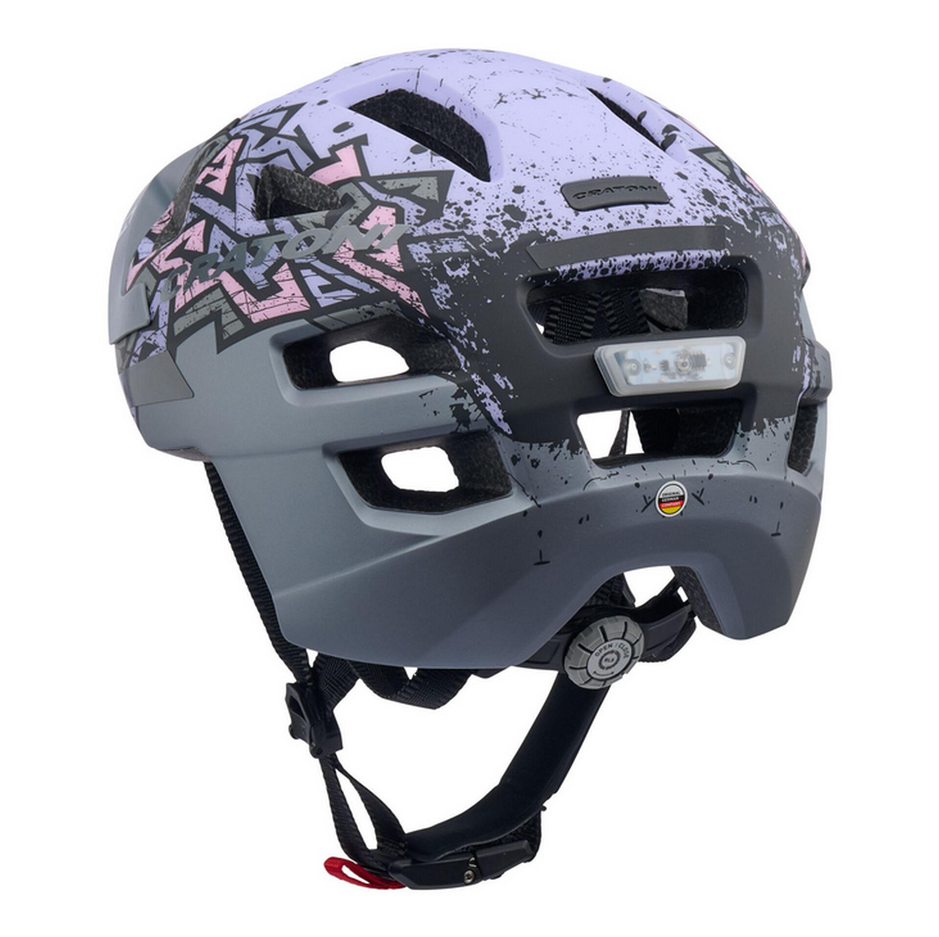 Casco da bicicletta Maxster Pro, lavanda selvatica opaca 4/4