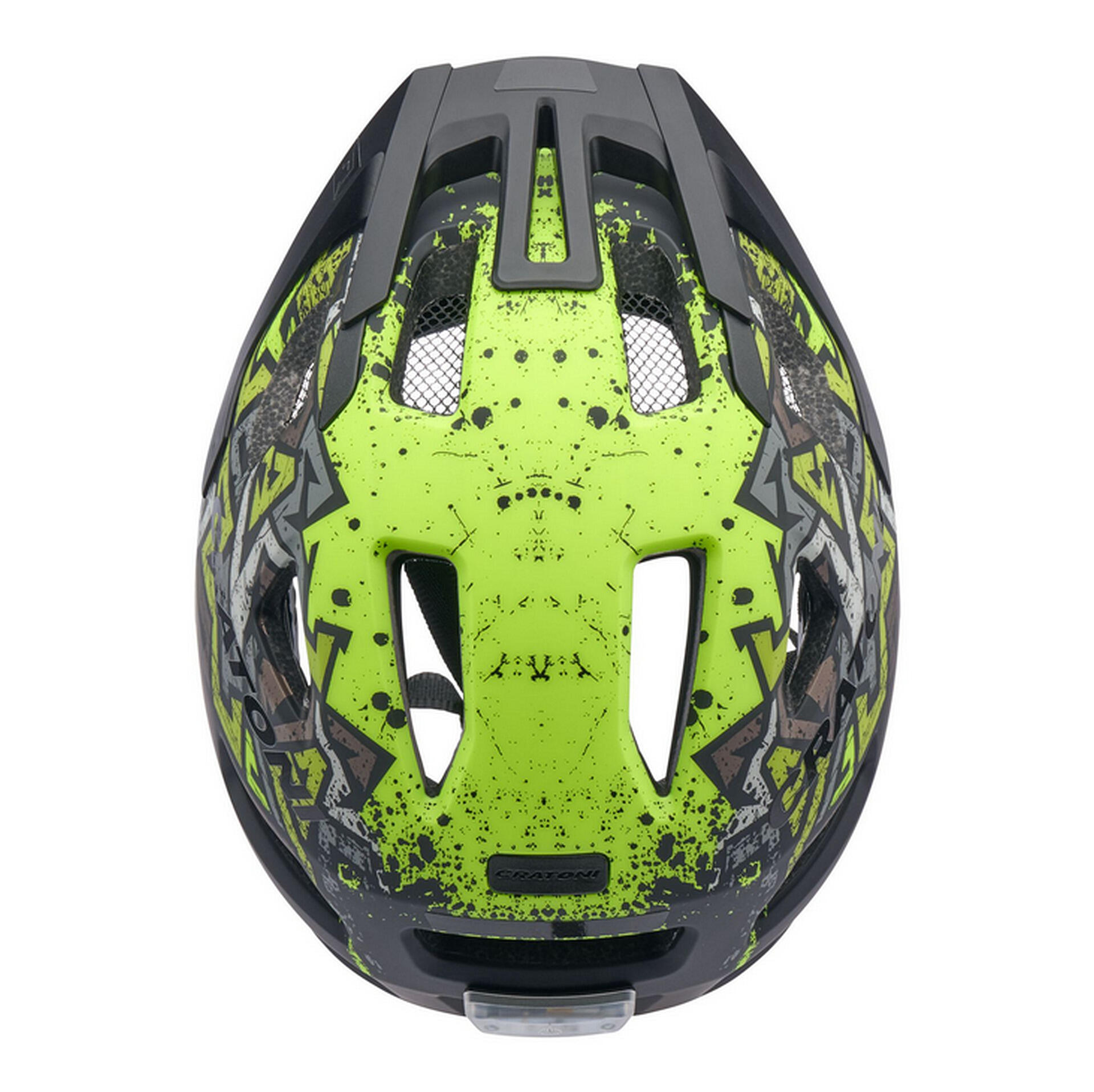 Casco da bicicletta Maxster Pro, giallo neon opaco 2/4