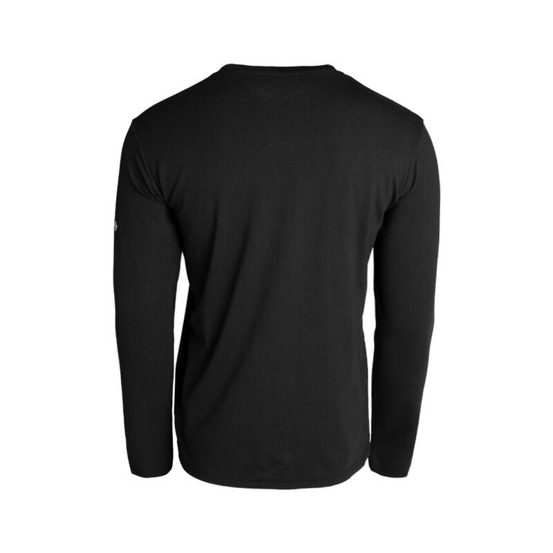 T-shirt à manches longues pour hommes BRIANES, col rond et style décontracté 2/4