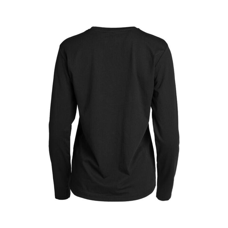 T-shirt à manches longues pour femmes BRIANES, col rond et style décontracté 2/4