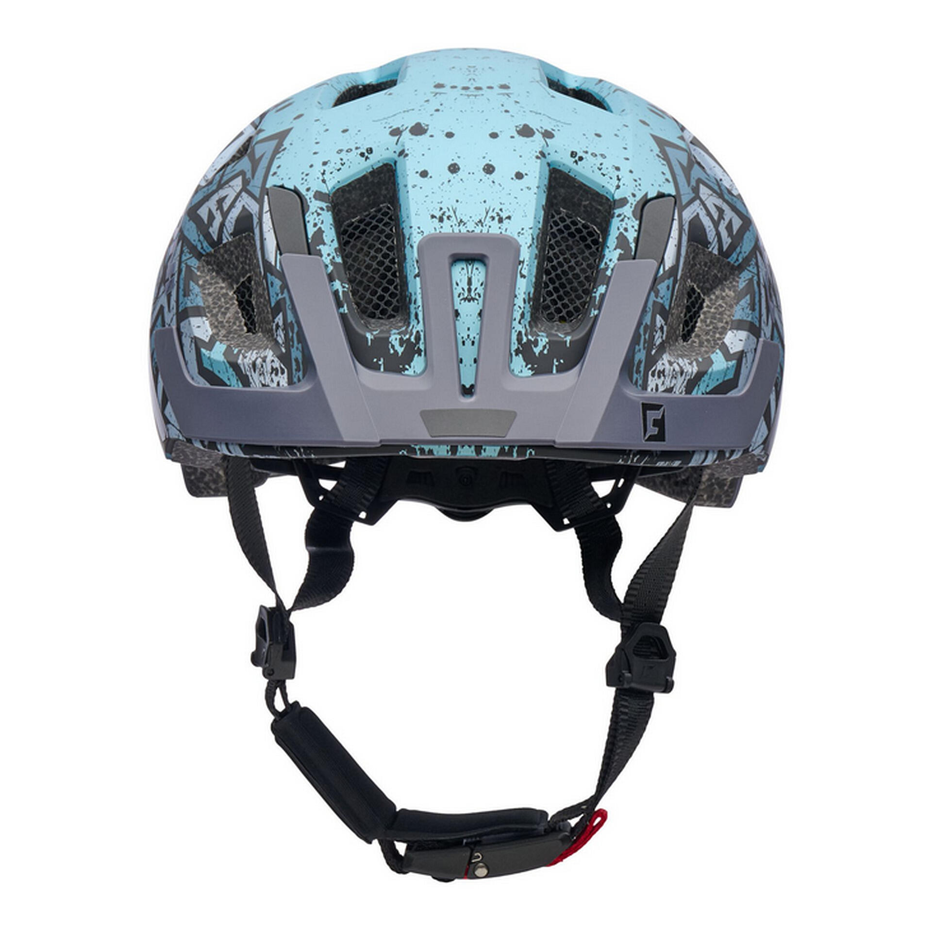 Casco da bicicletta Maxster Pro, blu selvaggio opaco 4/4
