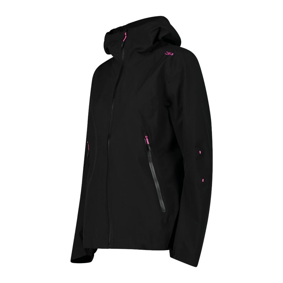 Outdoor/Trekkingjacke WOMAN JACKET FIX HOOD Wandern/Outdoor/Trekking Damen NERO 3/4