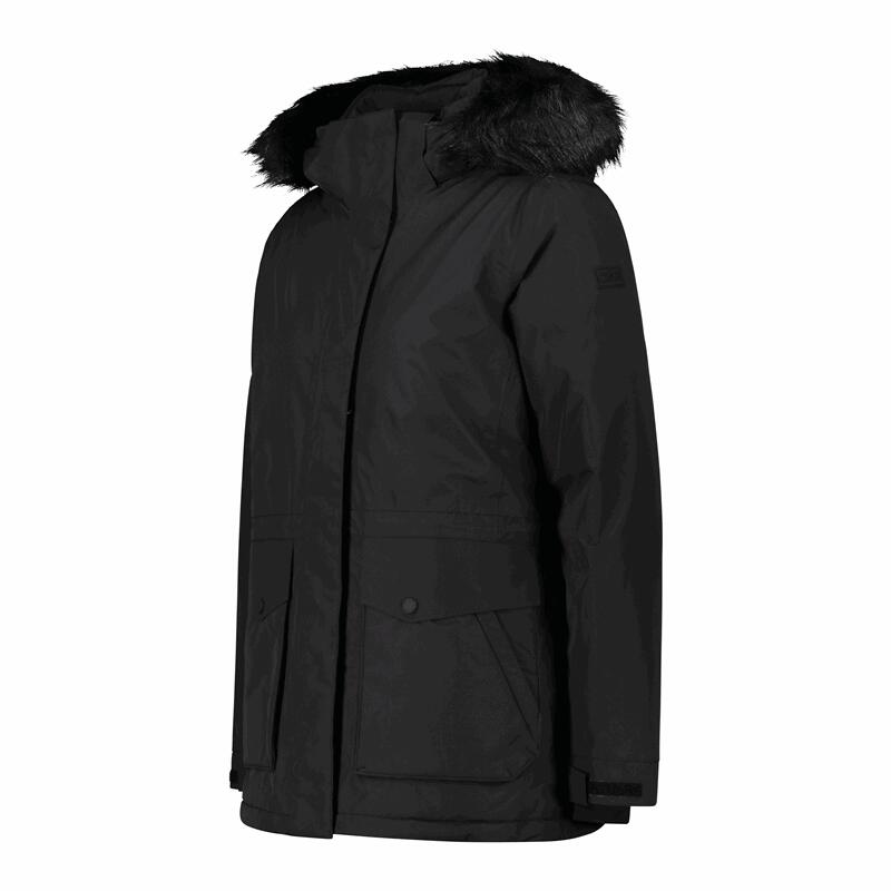 Kurtka turystyczna damska CMP Parka Zip Hood przeciwdeszczowa 3/5