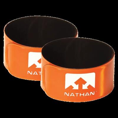 Nathan reflex (2-pack) reflecterende arm straps oranje