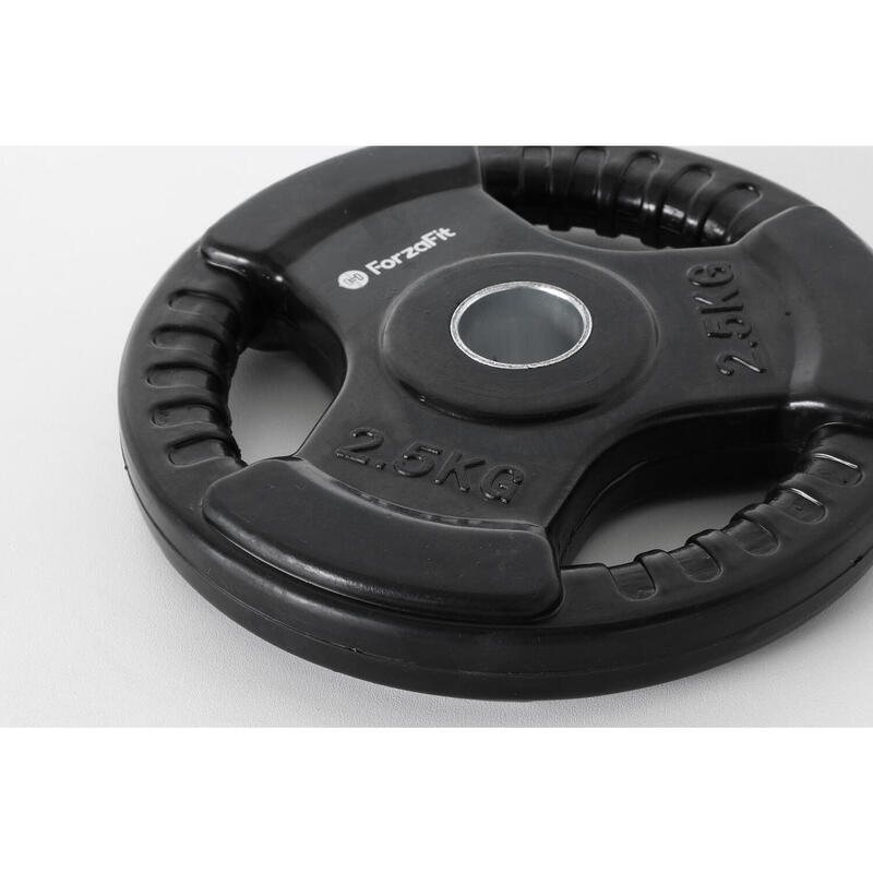 Disc de greutăți IVOL - Gantere - 1x 2,5 kg - 30 mm - Cauciuc