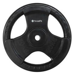 Disque de poids IVOL - Haltère - 1 x 20 kg - 30 mm - Caoutchouc