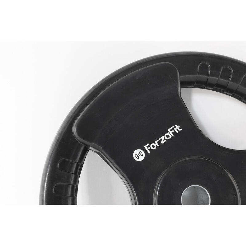 Disc de greutăți IVOL - Gantere - 1x 15 kg - 30 mm - Cauciuc