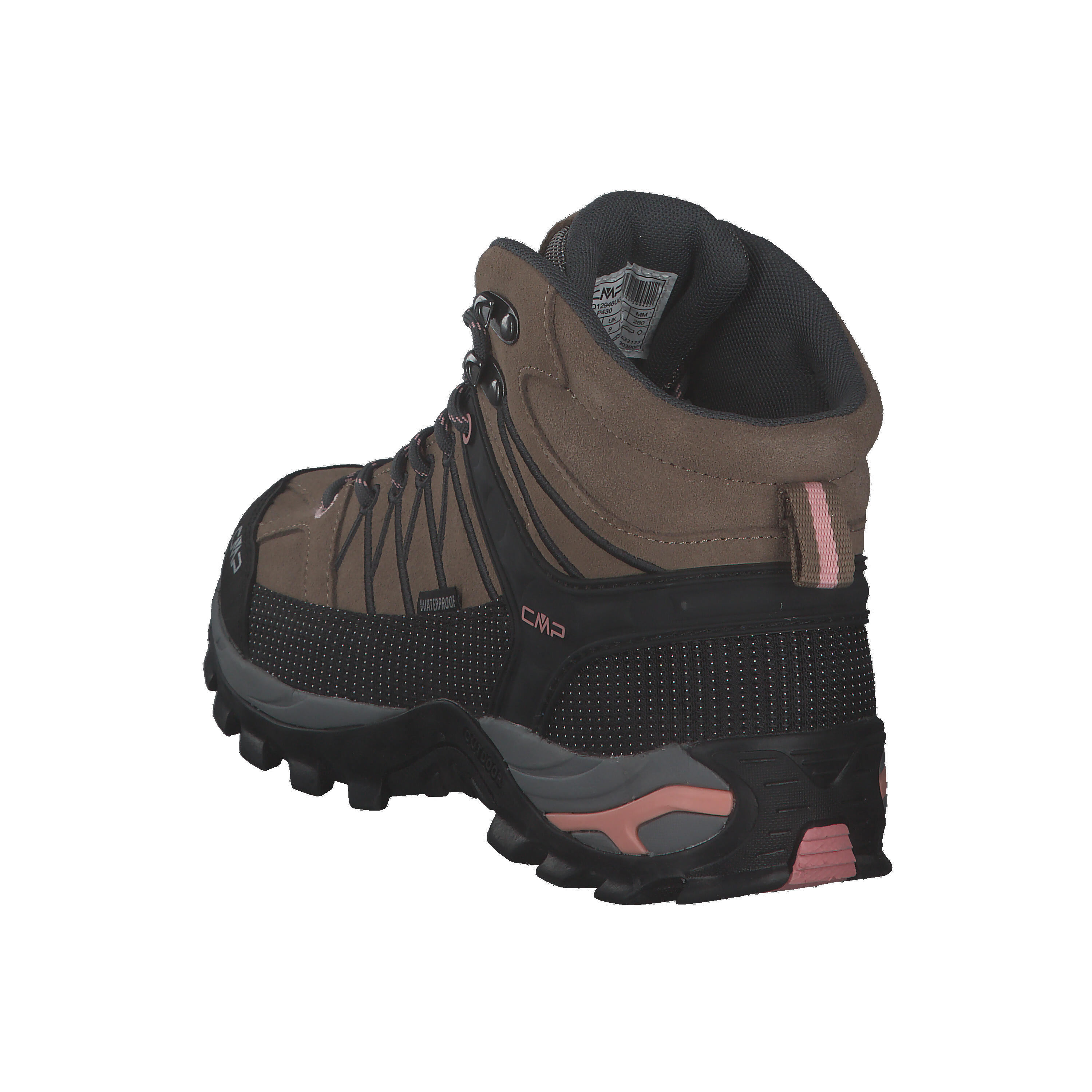 CMP Rigel Mid wasserdichter Wanderschuh Damen Outdoorstiefel Cenere 37 4/7