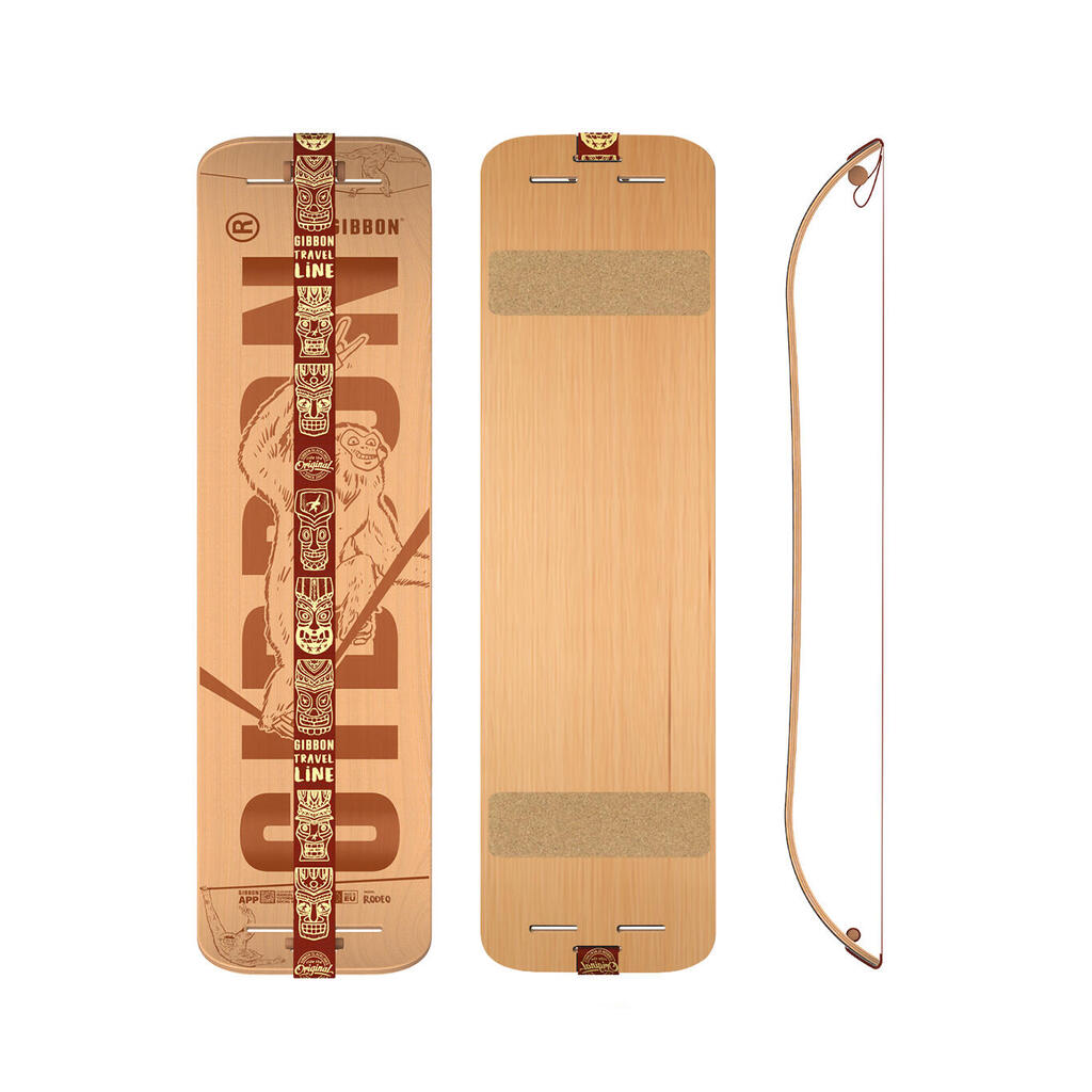 Second Life - Slackboard balance board Giboard Roots Rocker,FSC - Excellent