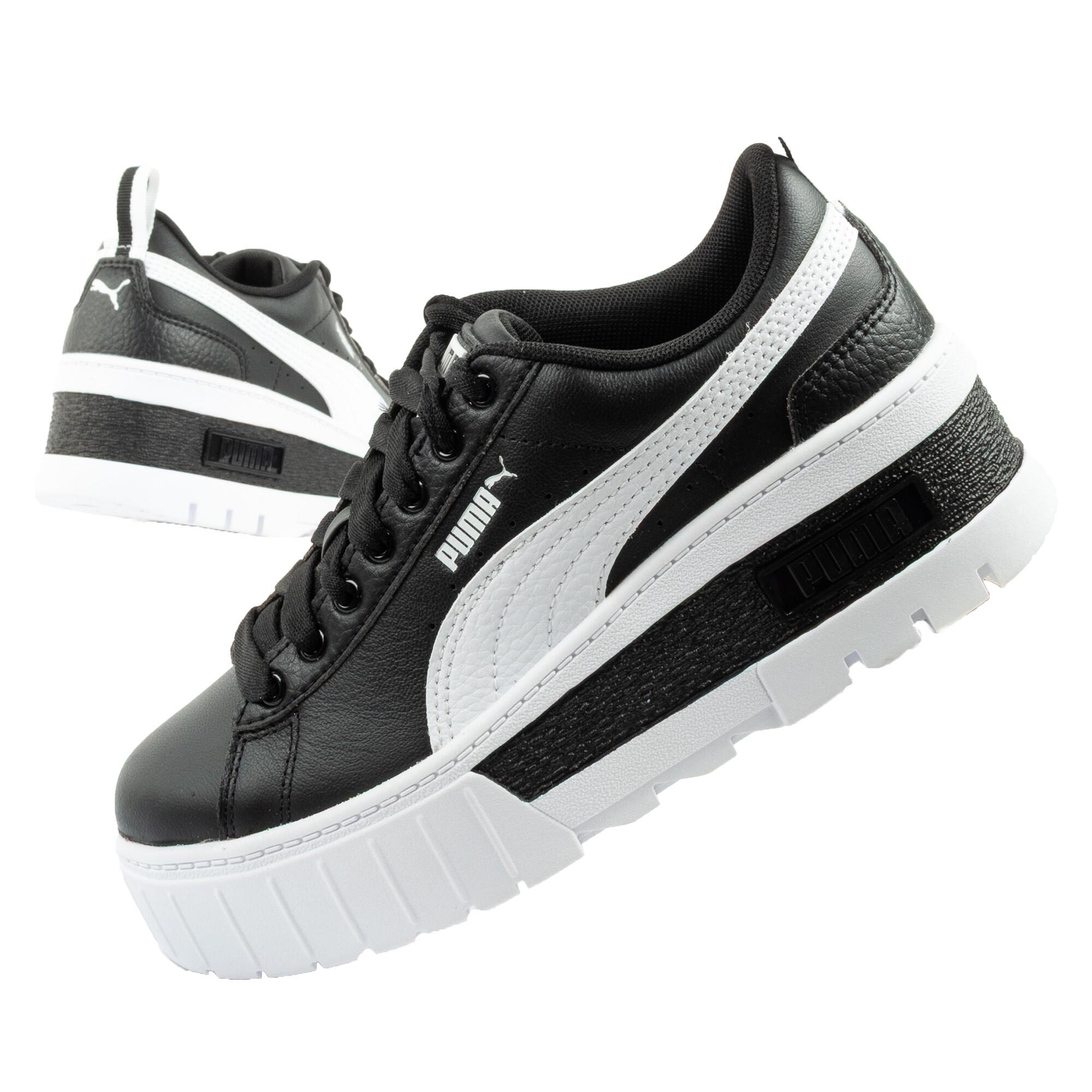Puma - Chaussures De Sport Puma Mayze Plateforme Pour Femmes - Chaussures De Sport - Blanc|noir - Decathlon