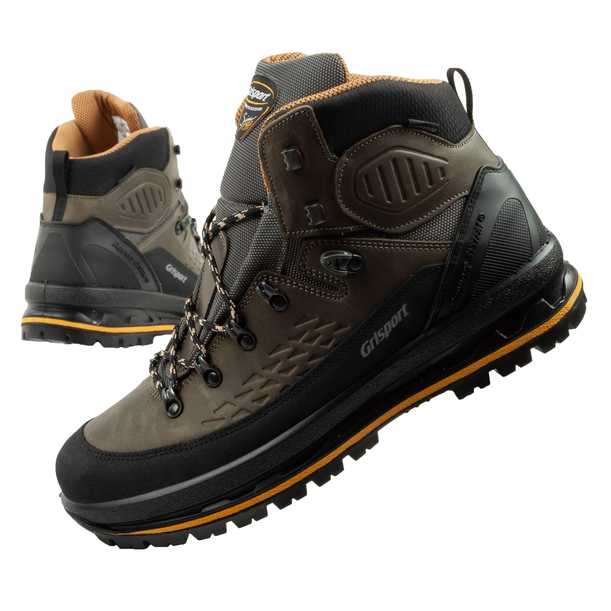 Grisport - Chaussures De Trekking Pour Hommes Grisport Grigio Imperméables À La Cheville - Chaussures De Sport - Marron|noir - Decathlon