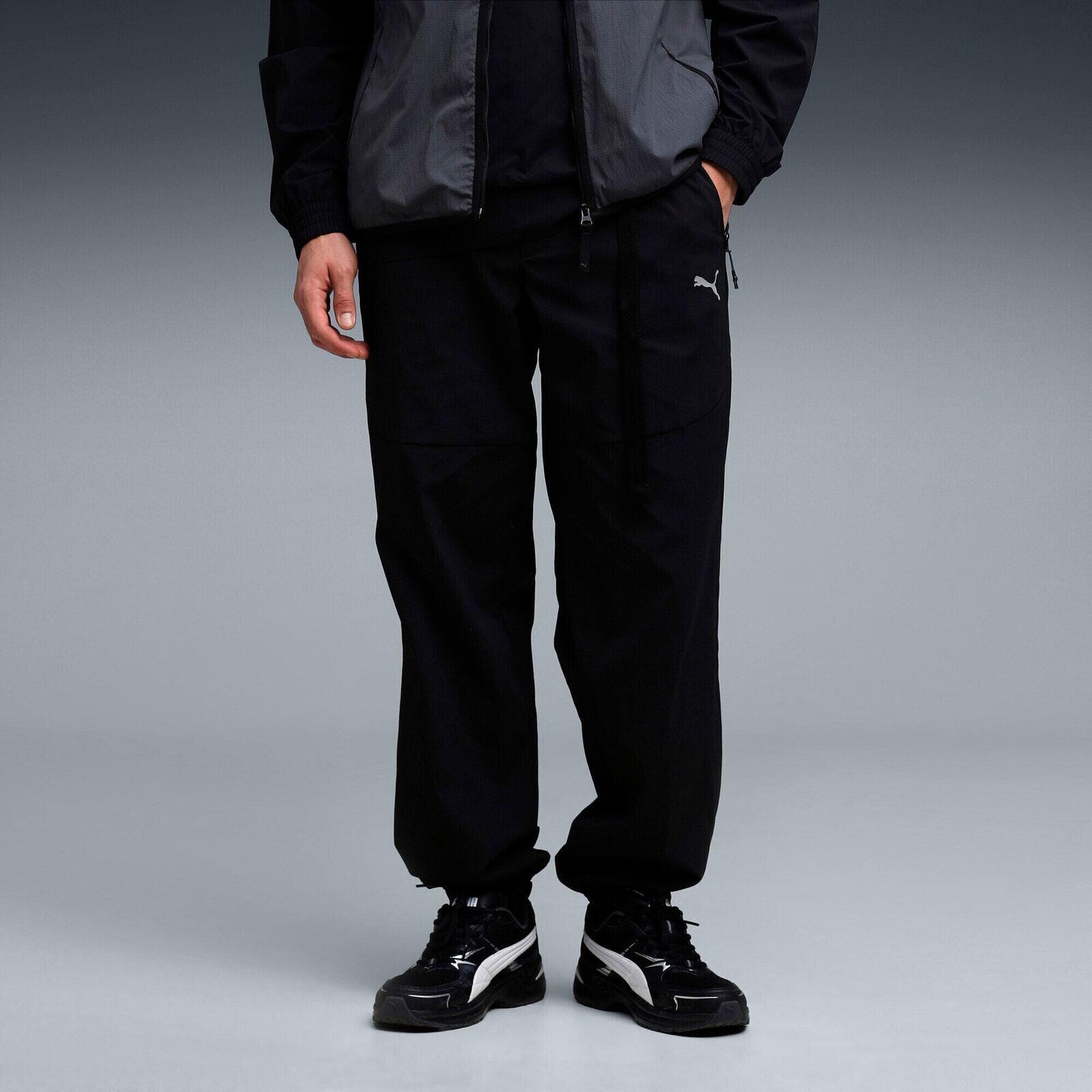 Pantalon Puma tech Winterized Relaxed Pants, Noir, Hommes 3/5