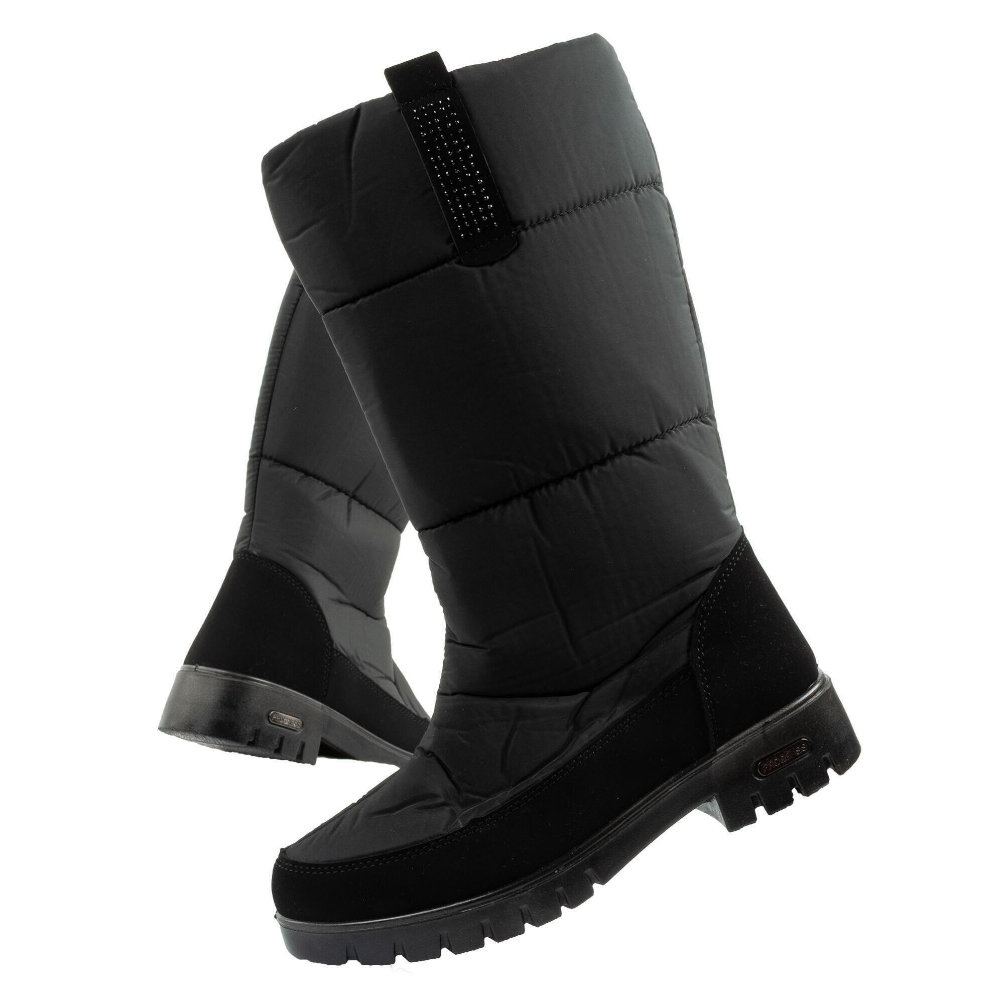 Progress - Bottes D'Hiver Progress Pour Femmes, Doublées - Bottes De Neige - Noir - Decathlon