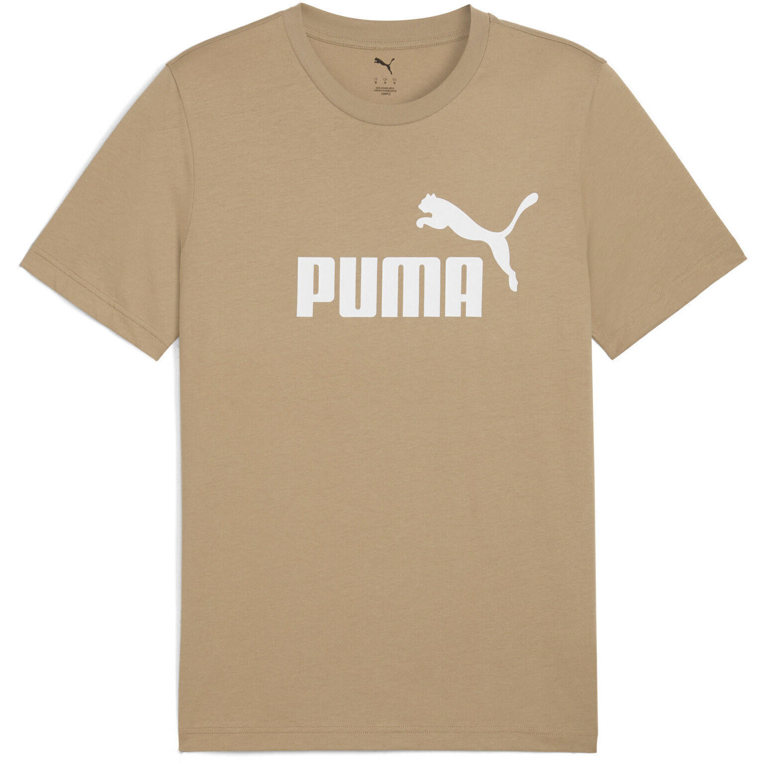 T-shirt Puma Ess No. 1 Logo Tee S, Beige, Hommes 5/5
