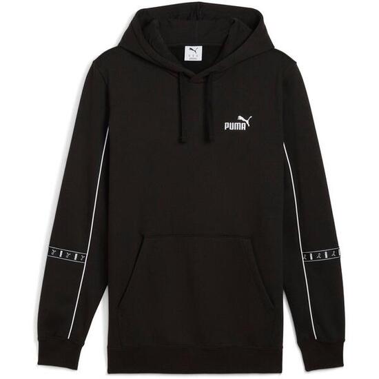 Capot Puma Ess Tape Layout Hoodie, Noir, Unisexe