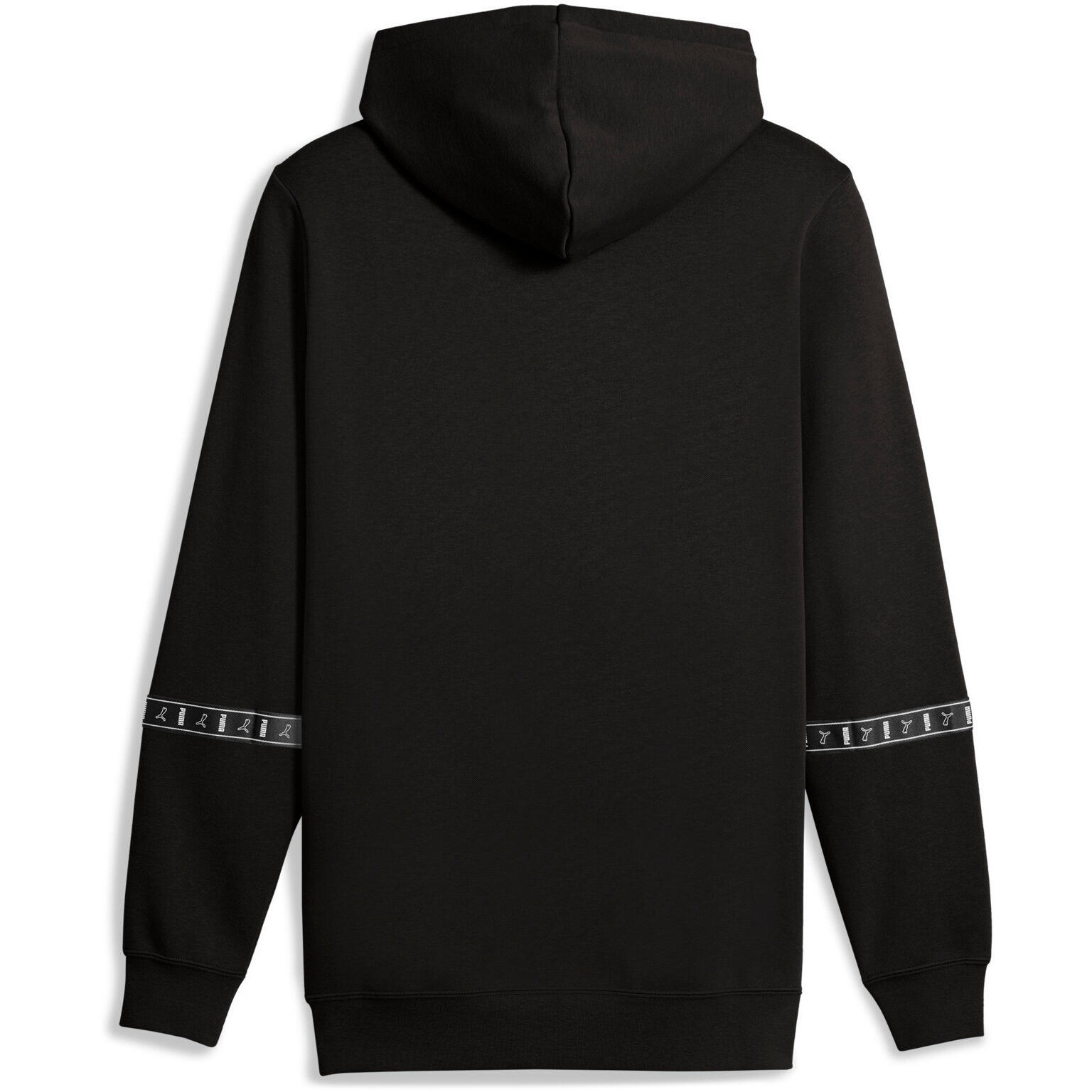 Haube Puma Ess Tape Layout Hoodie, Schwarz, Unisex 2/4