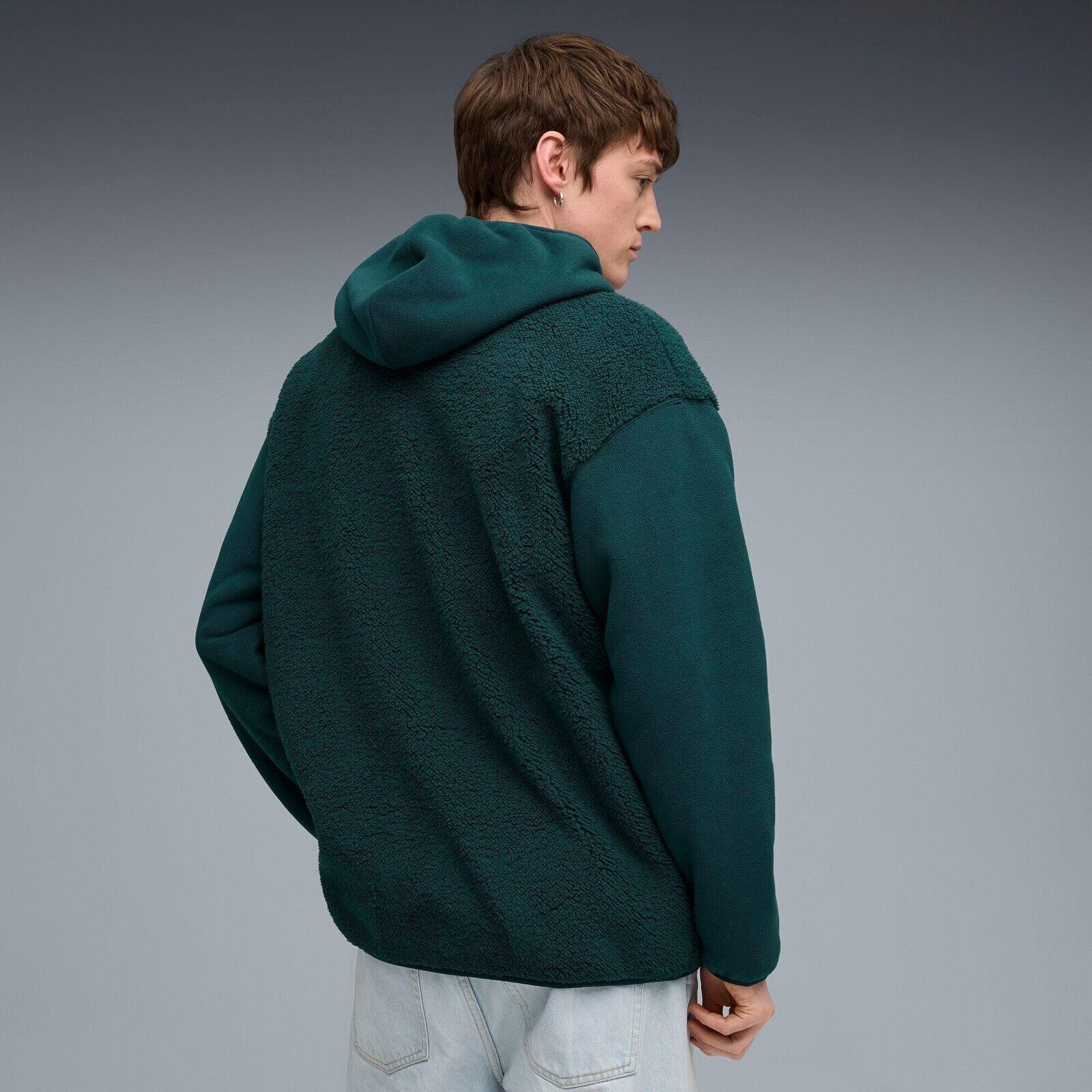Capot Puma Ess Elevated Relaxed Winterized Full-zip, Vert, Hommes 2/5
