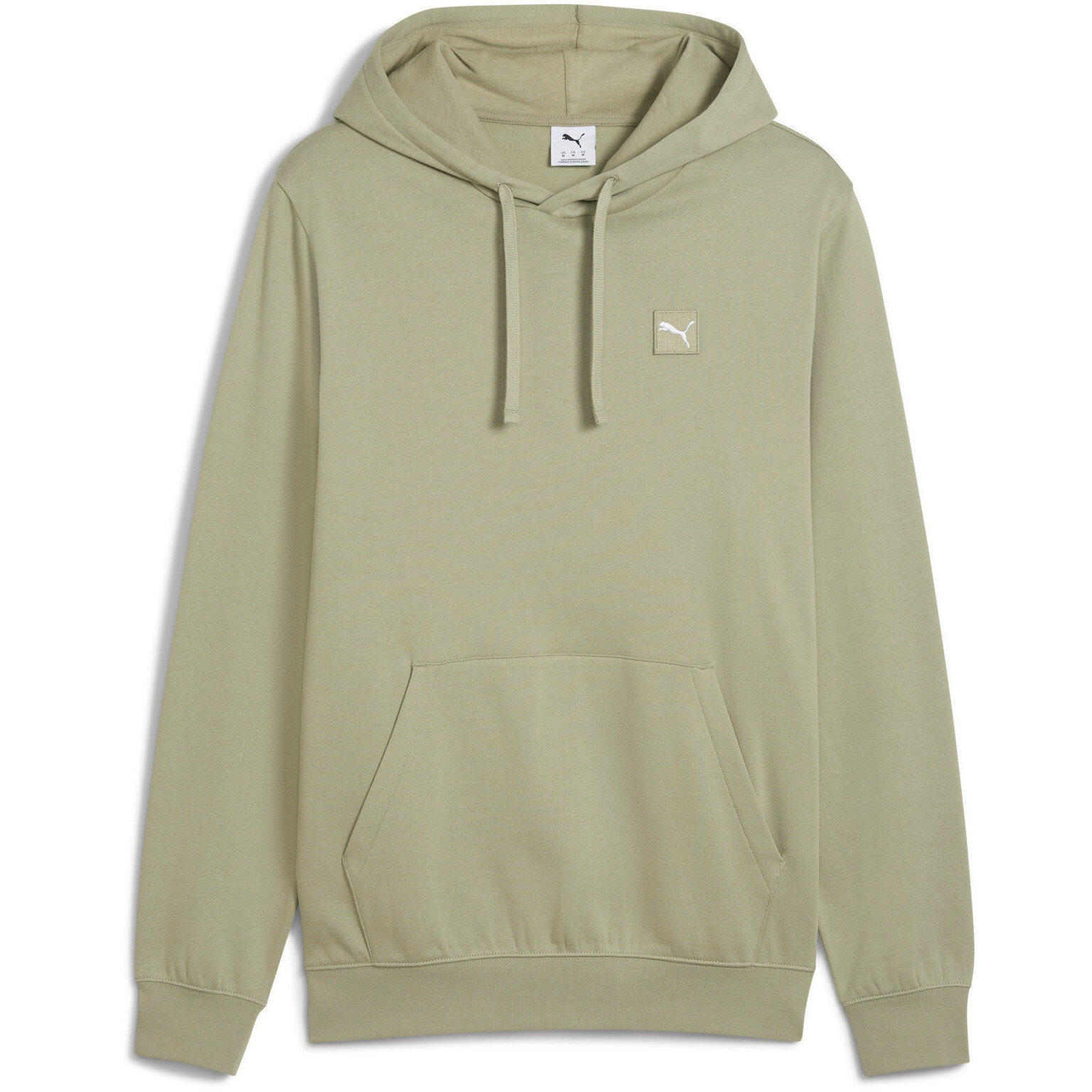 Puma - Capot Puma Ess Elevated Hoodie, Vert, Hommes - Sweat-shirt - Blanc|vert - Decathlon