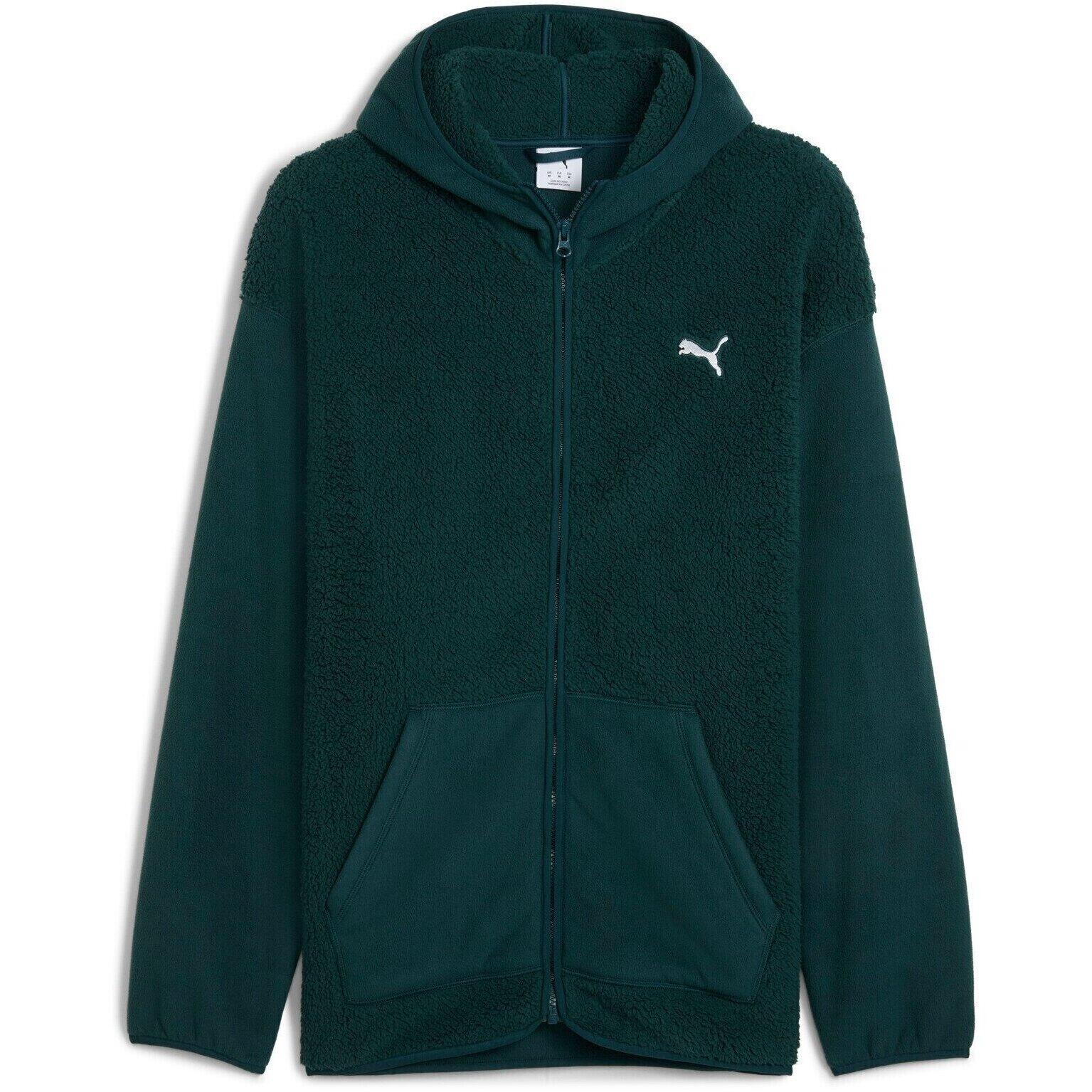 Capot Puma Ess Elevated Relaxed Winterized Full-zip, Vert, Hommes 5/5