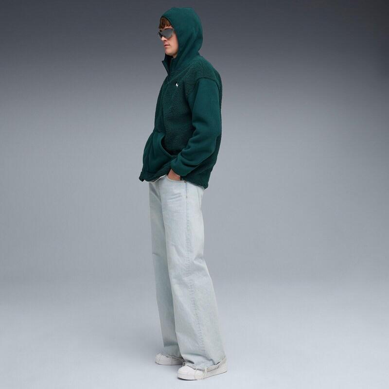 Hanorac barbati Puma Ess Elevated Relaxed Winterized, Verde