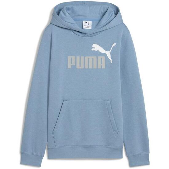 Cappuccio Puma Ess 2 Color No. 1 Logo Hoodie Blu Bambini