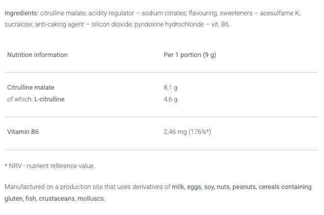 Cytrulina Olimp Citrulline Malate - 200 g 3/4