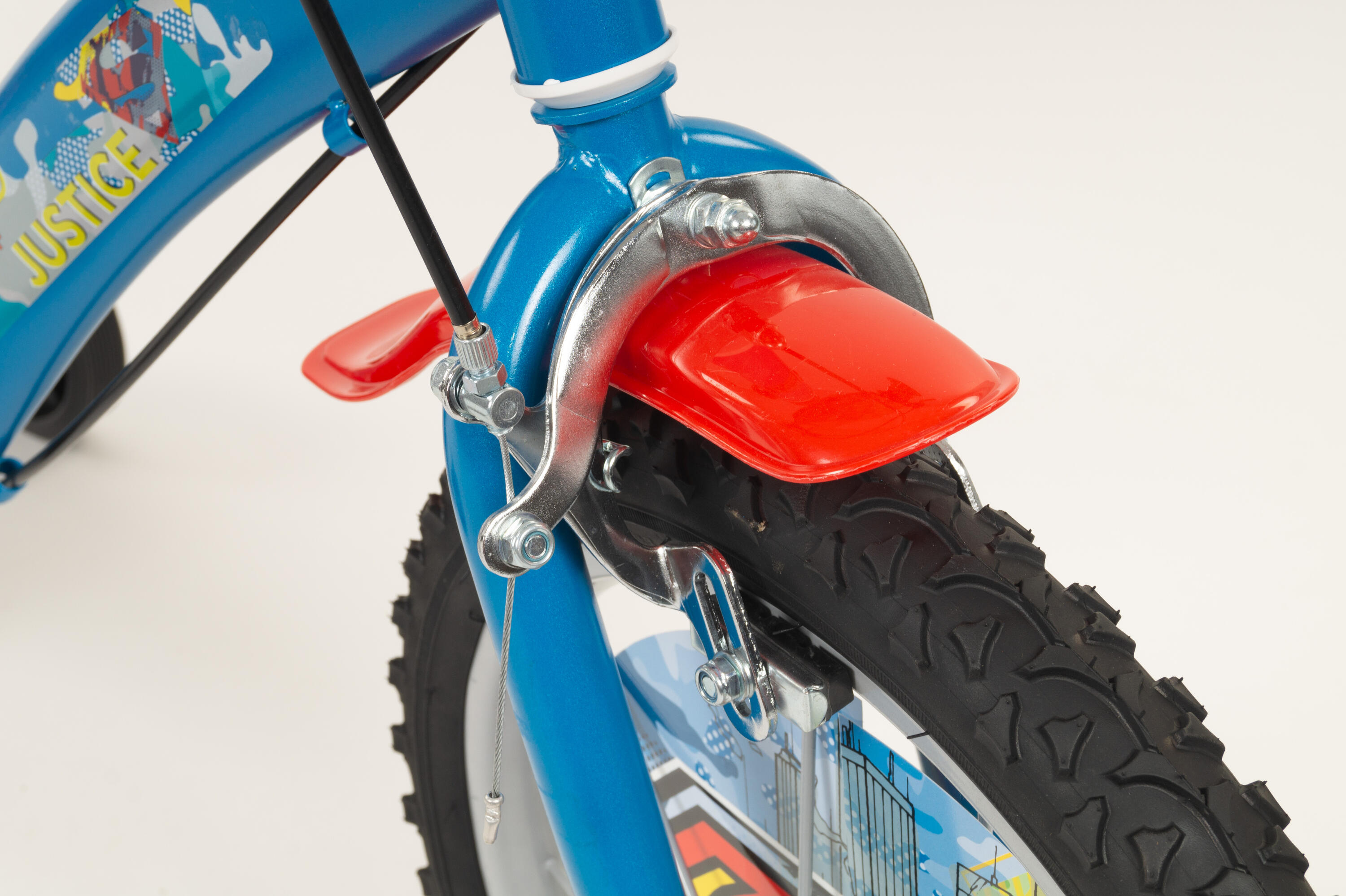 Bicicleta infantil do Superman de 16 polegadas 4/5