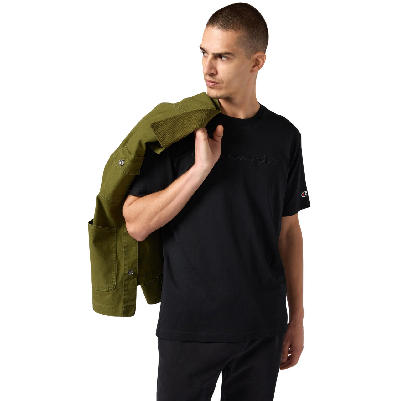 Champion Tee-shirt SS homme - manches courtes, longueur standard 6/7