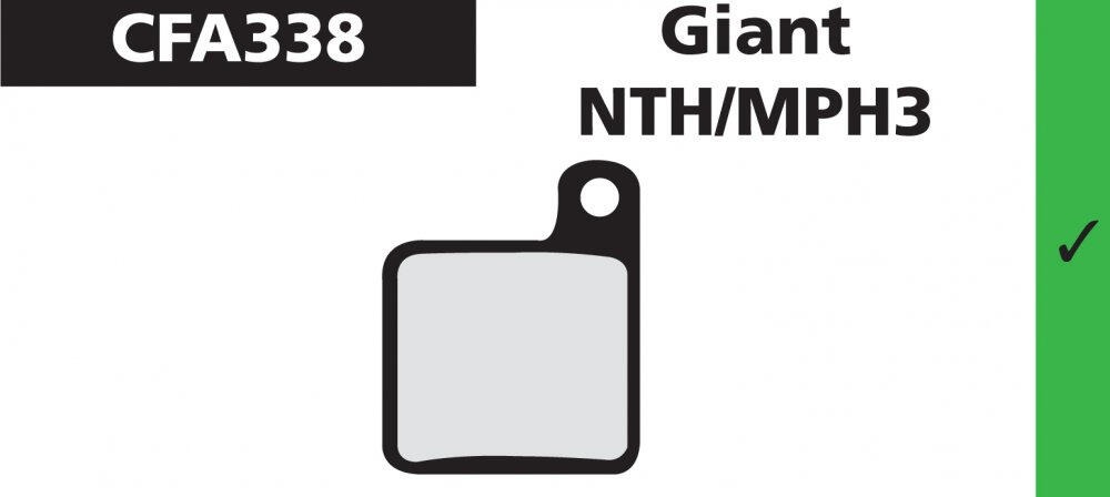Plaquette de freins vélo GIANT NT MPH3 2/2