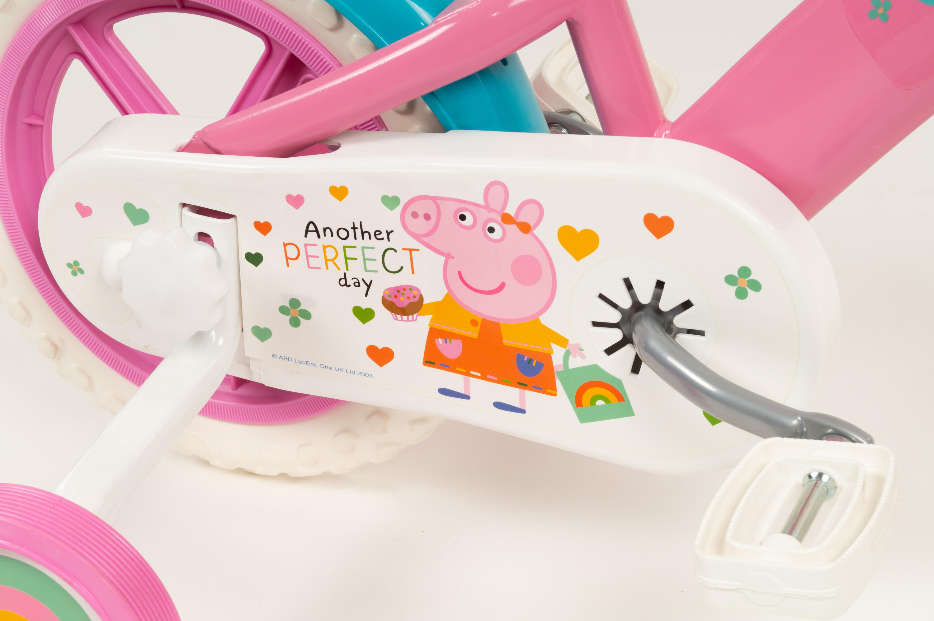 Bicicleta Infantil 12" EN71 PEPPA PIG ROSA 3/6