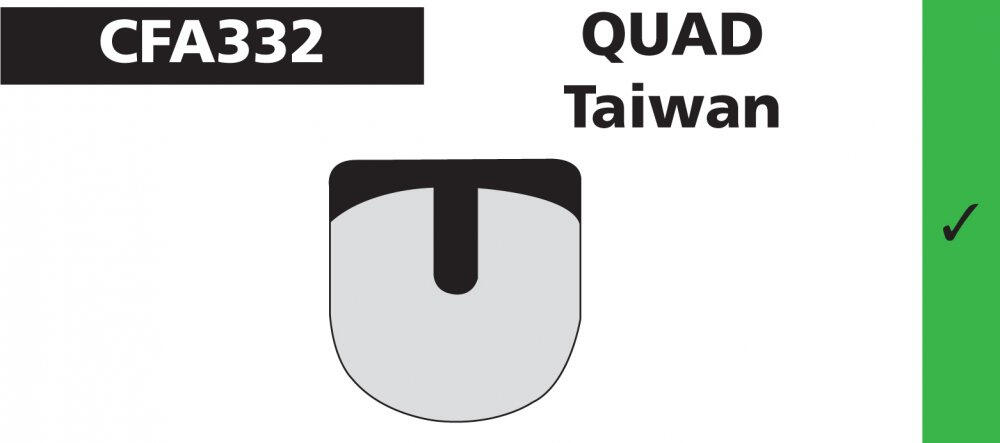 Plaquettes de freins vélo QUAD TAIWAN 2/2