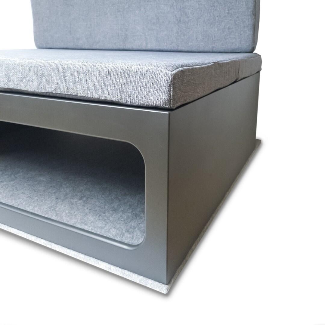 Mueble Camper MOKUZAI Negro 140x120x45cm 2/7