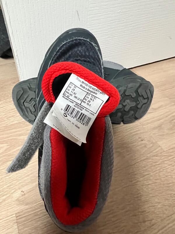 Entre Particuliers - Chaussure randonnée mis à scratch NH100 gris 3/3
