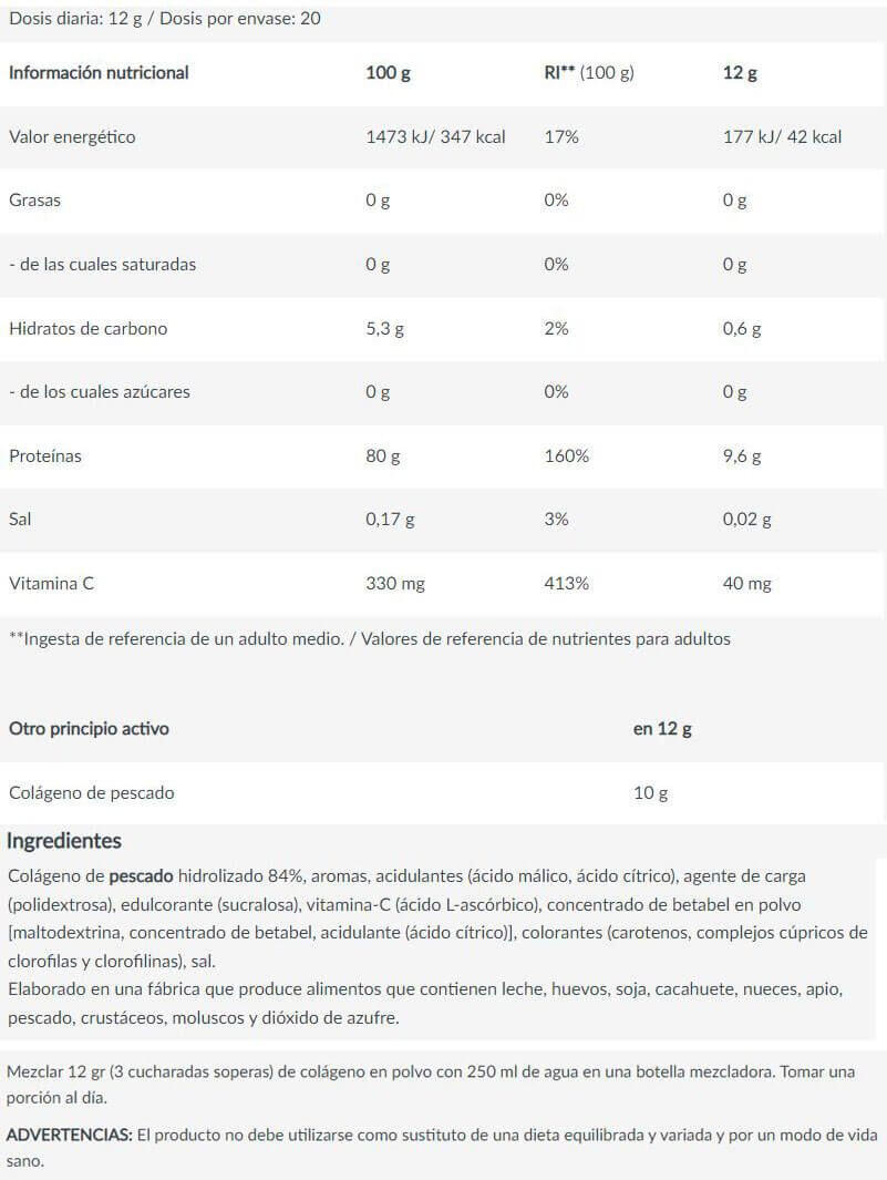 Meereskollagen – 240 g Lemon Tea Biotech USA 3/4