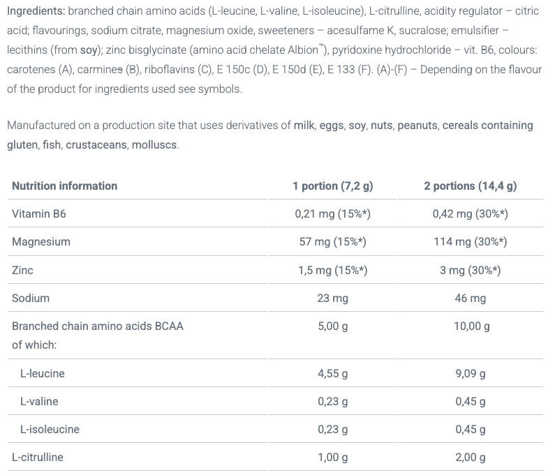BCAA 20:1:1 Xplode - 200g - Olimp Nutrition - Cola 3/3