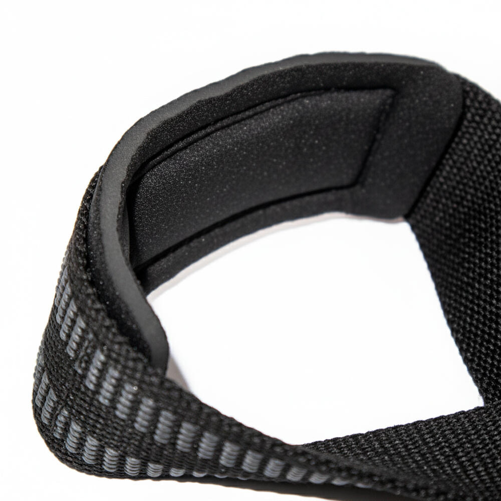 Straps de musculação. Correias de elevação RL GRIPS pretas em forma de 8 6/7