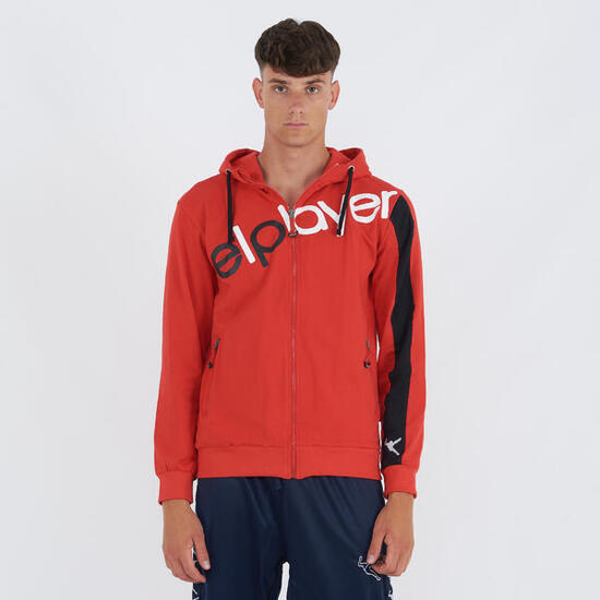 Sweat en jersey zippé avec capuche Profeo