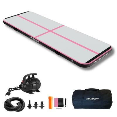 Stardupp flow airtrack 3m 10cm -- inclusief elektrische pomp & luxe draagtas --