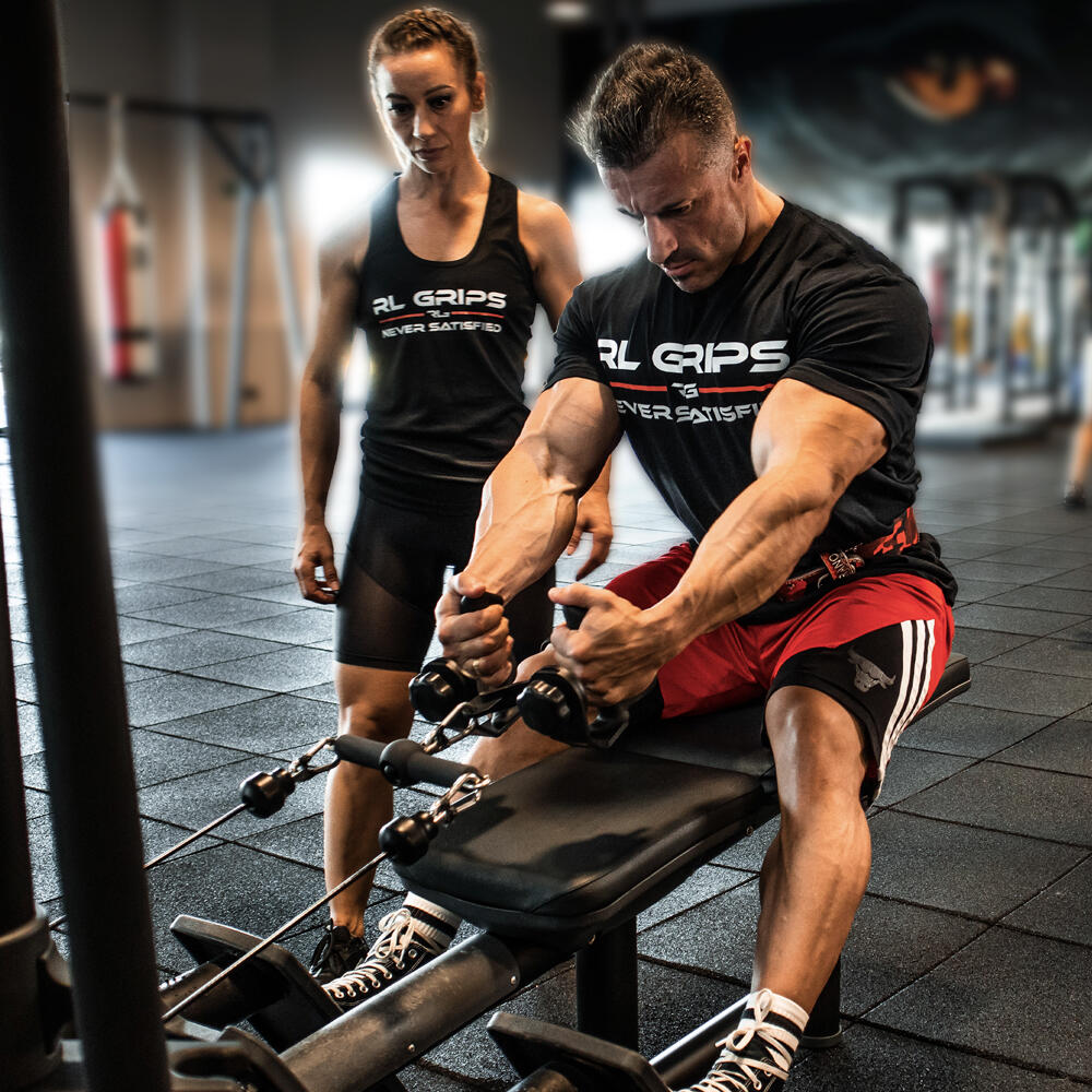 Pack Agarres de Espalda para Entrenamiento en Poleas Gimnasio - Jalones y Remos 3/6