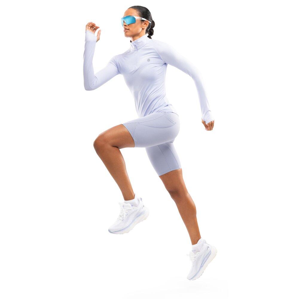 Dames Fitness korte hardlooplegging Thames Lilac Paars 3/7