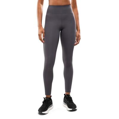 Damskie długie legginsy do biegania Fitness Siroko Lume Dark Gray