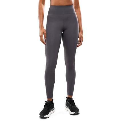 Damskie długie legginsy do biegania Fitness Siroko Lume Dark Gray